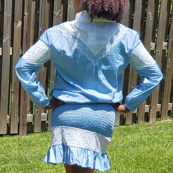 Two piece tennis skirt and jacket set - Picture 2 of 3